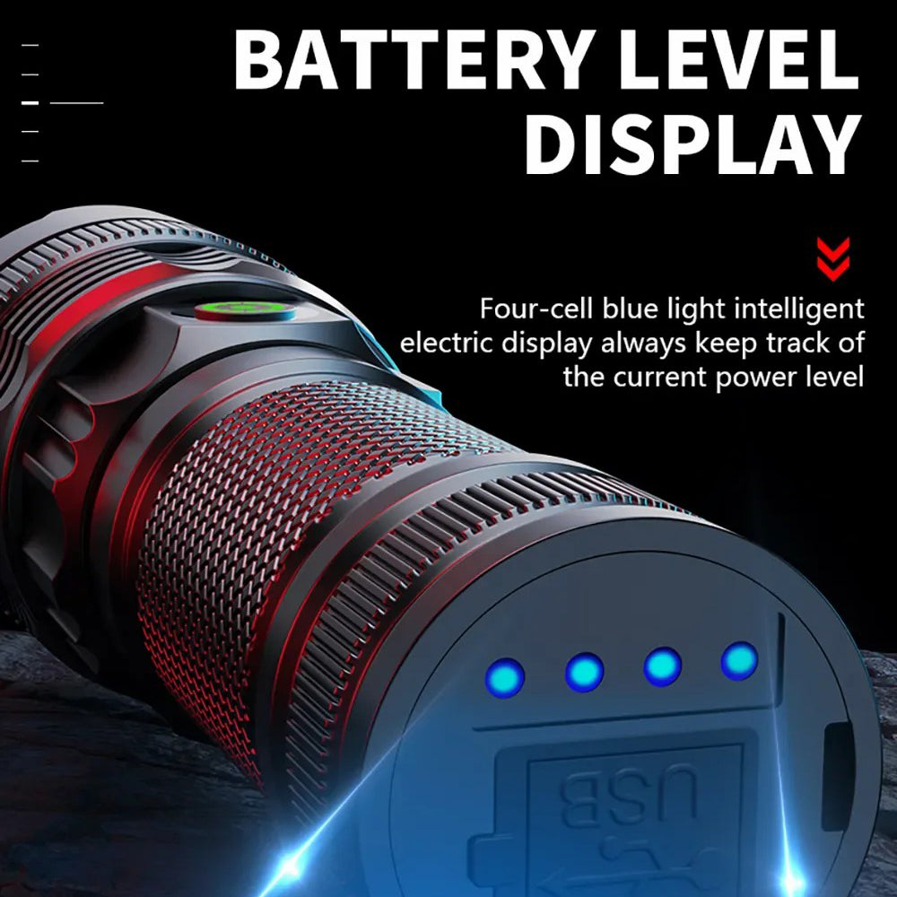 A56 Zoomable Flashlights Waterproof Handheld Rechargeable LED Tactical Flash Light A56 Zoomable Flashlights Waterproof Handheld Rechargeable LED Tactical Flash Light